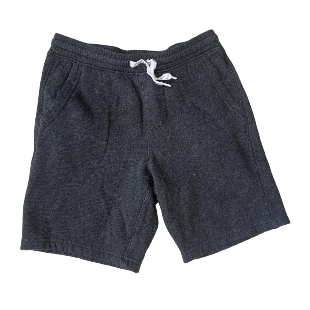 🟢 3/$15 Old Navy Fleece Shorts Dark Gray Youth Small (8)